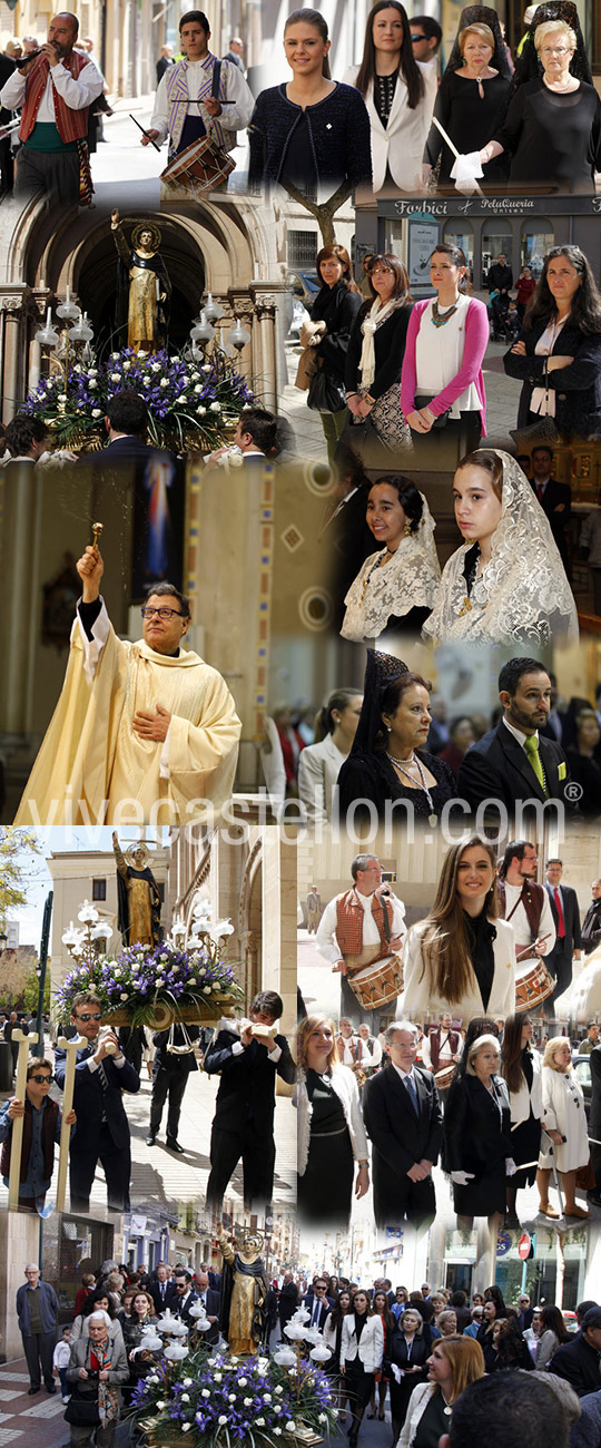 Procesión y misa en honor a San Vicente en Castellón Procesión y misa en honor a San Vicente en Castellón