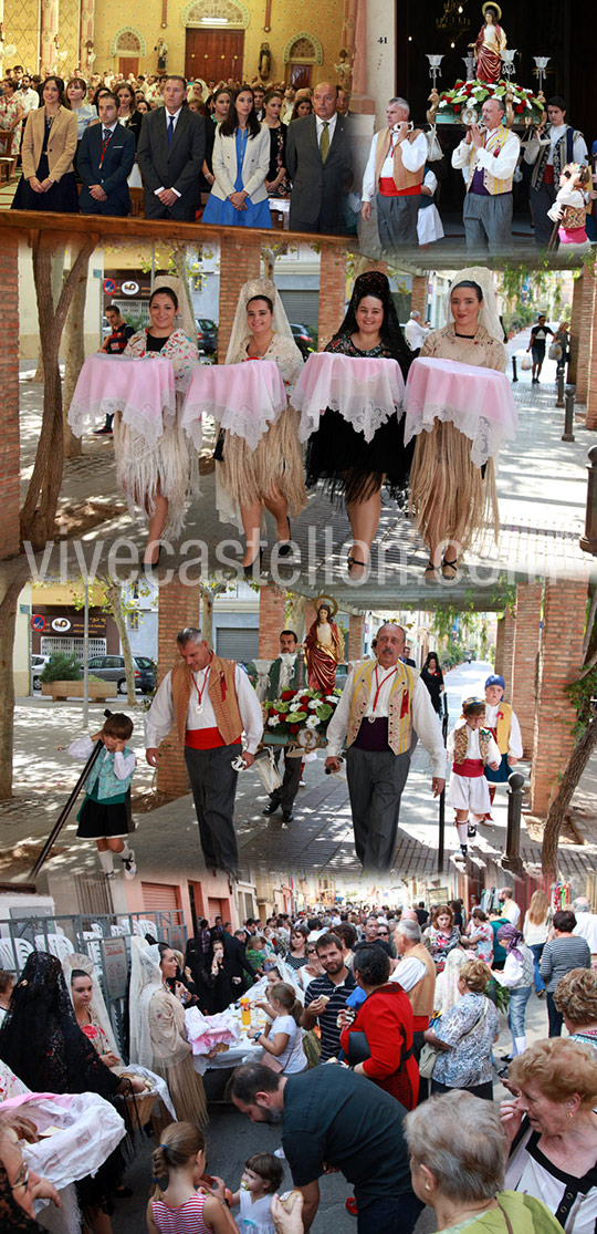 Procesión por la festividad de la calle Santa Bárbara Procesión por la festividad de la calle Santa Bárbara