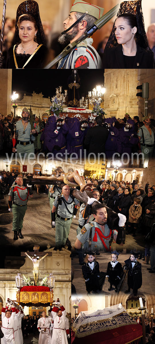 Procesión del Santo Entierro en Castellón Procesión del Santo Entierro en Castellón