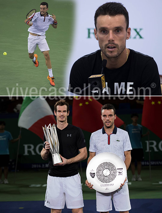 Roberto Bautista Agut, finalista del Masters 1000 de Shanghai Roberto Bautista Agut, finalista del Masters 1000 de Shanghai