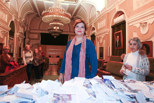 Rosa Safont gana la tablet de la campaña comercial de Navidad de Castellón