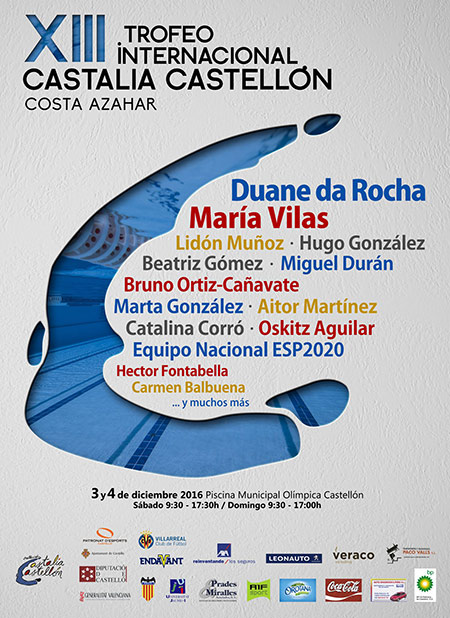 Campeonato internacional de natación este fin de semana en Castellón