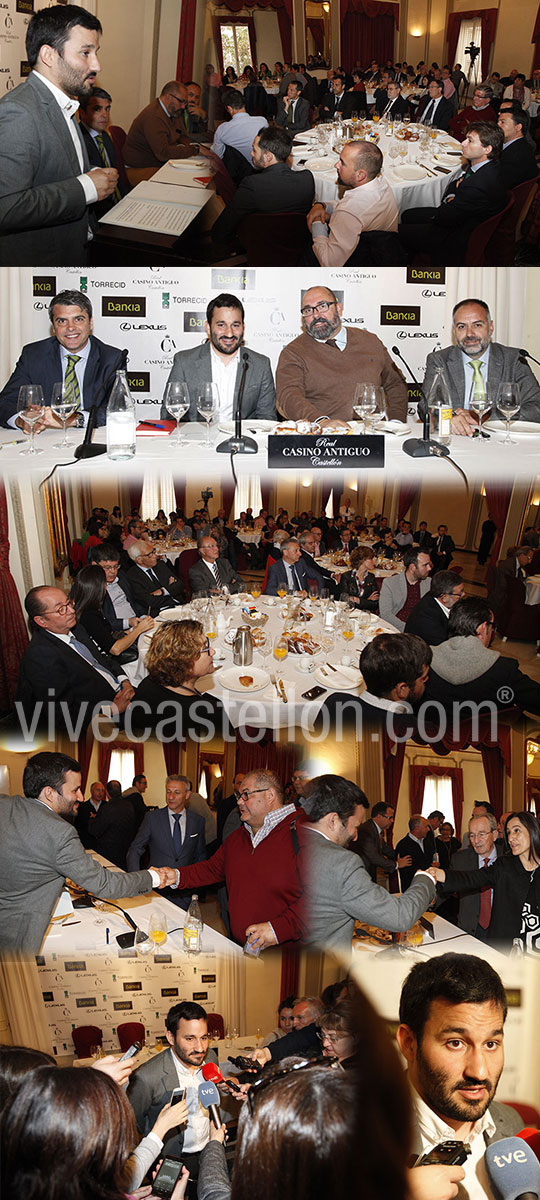 Vicent Marzà en el ciclo "Desayunos con..." del Real Casino Antiguo de Castellón