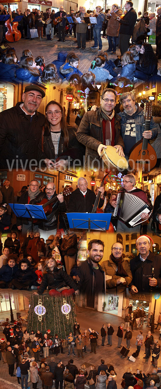 Las calles de Castellón cantan la Navidad Las calles de Castellón cantan la Navidad