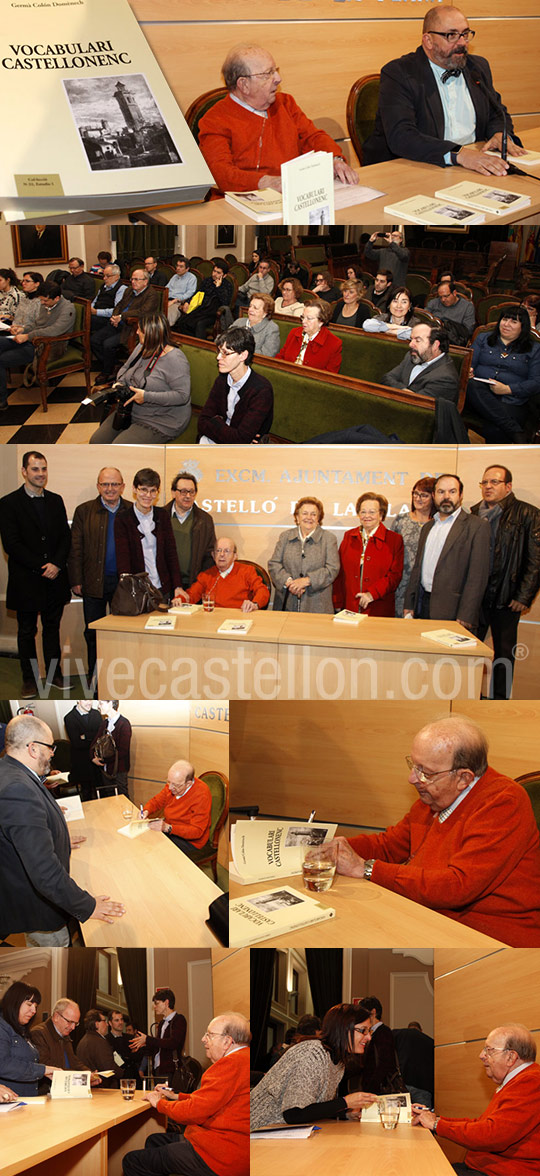 Presentación del libro “Vocabulari castellonenc” de Germà Colón Domènech