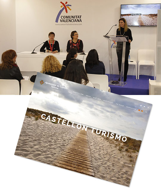 Presentación en Fitur una nueva web de Turismo de Castellón Presentación en Fitur una nueva web de Turismo de Castellón