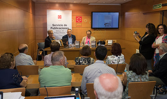 Presentación de un libro de Antonio Poveda