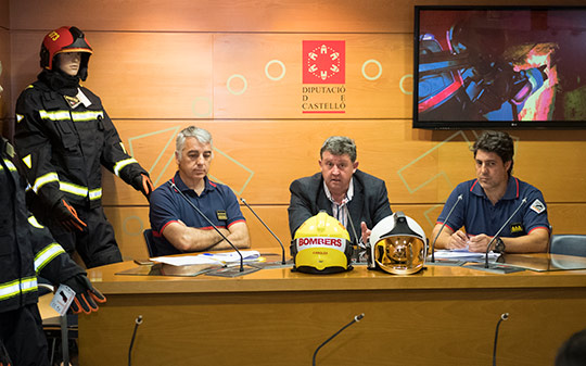 Los bomberos de la provincia de Castellón a la vanguardia en equipamiento
