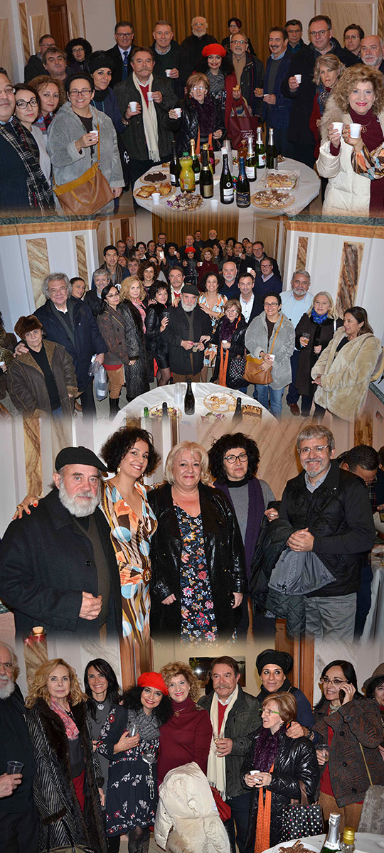 Brindis de los artistas de Castellón por una Navidad Feliz