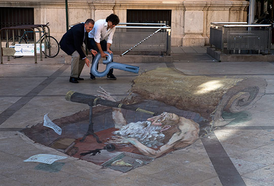 Street Art en la plaza Las Aulas de Castellón Street Art en la plaza Las Aulas de Castellón