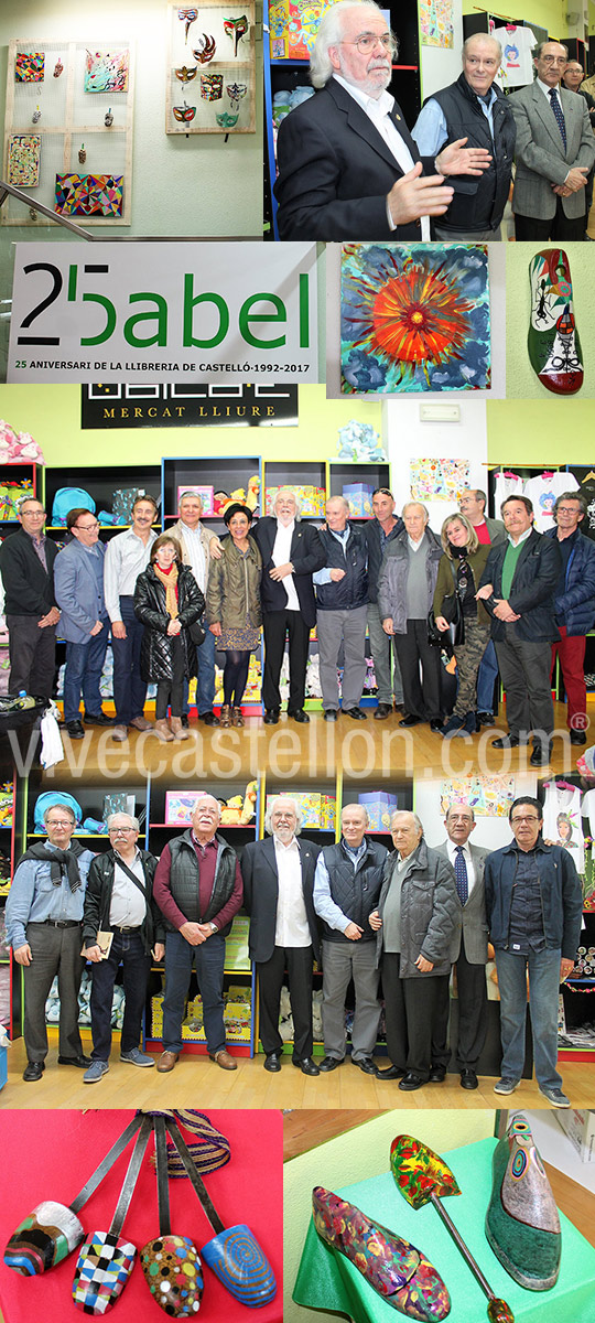 Exposición de pintura sobre objetos de Víctor Manuel García en Babel Exposición de pintura sobre objetos de Víctor Manuel García en Babel