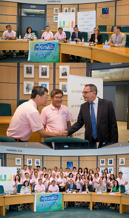 Acuerdo para colaboraciones entre la universidad Jaume I y la taiwanesa