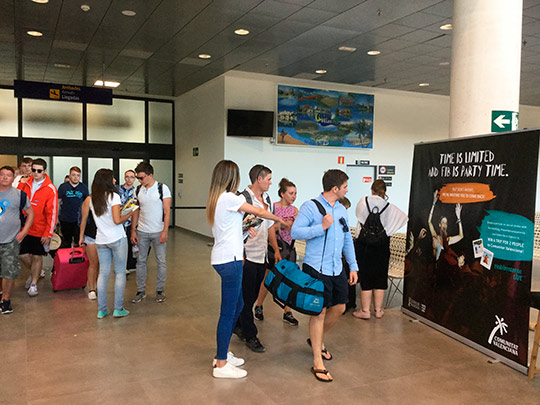 Promoción turística entre los fibers del aeropuerto de Castellón y la provincia