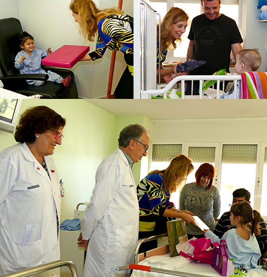 La alcaldesa de Castellón visita la planta de Pediatría del HGUCS