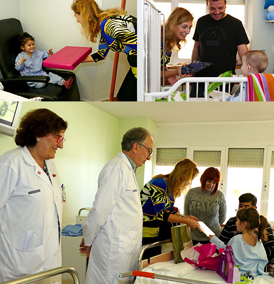 La alcaldesa de Castellón visita la planta de Pediatría del HGUCS La alcaldesa de Castellón visita la planta de Pediatría del HGUCS