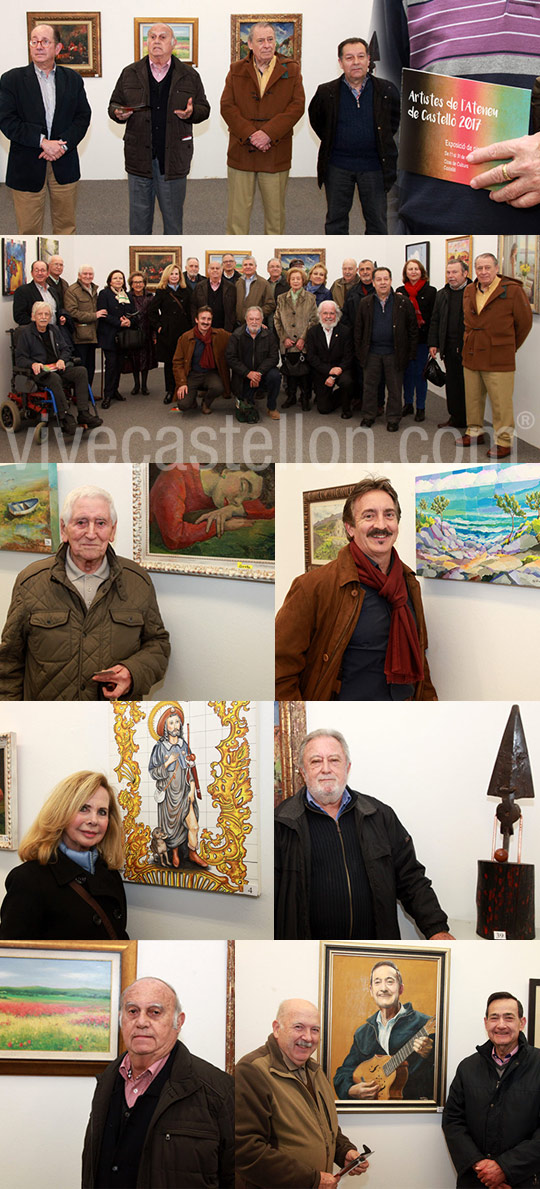 Exposición de pintura y escultura de artistas del Ateneo Cultural de Castellón