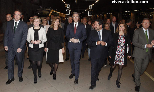 Llegada del AVE en pruebas a Castellón Llegada del AVE en pruebas a Castellón