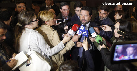 Llegada del AVE en pruebas a Castellón