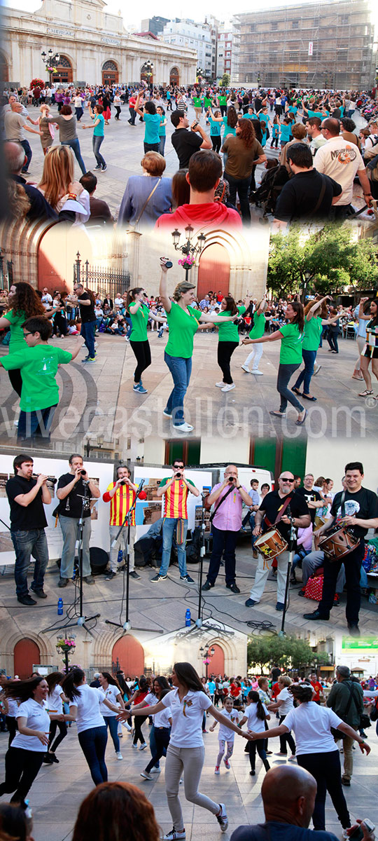 X Aniversario del Ball Perdut en la plaza Mayor de Castellón