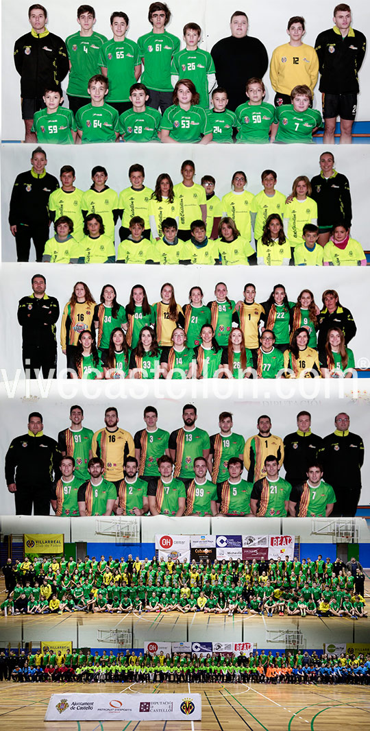 Presentación de los equipos del Club Deportivo Balonmano Castellón
