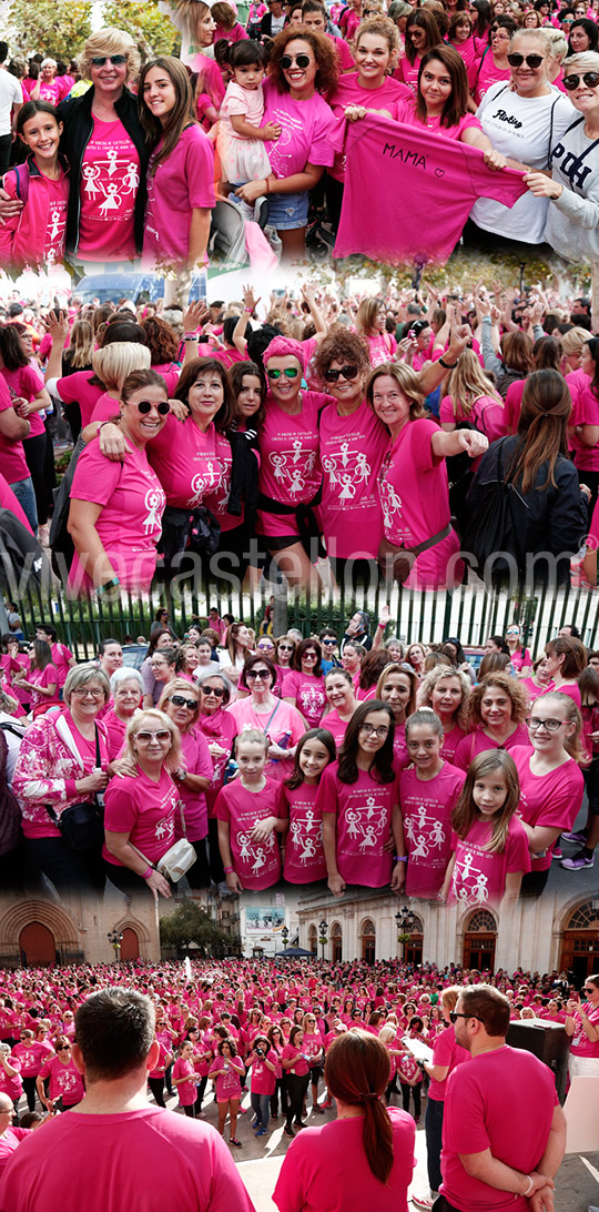 IV Marcha contra el cáncer de mama en Castellón