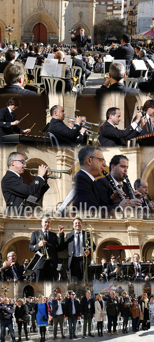 concierto de la Banda Municipal de Castellón con motivo del Día de la Constitución