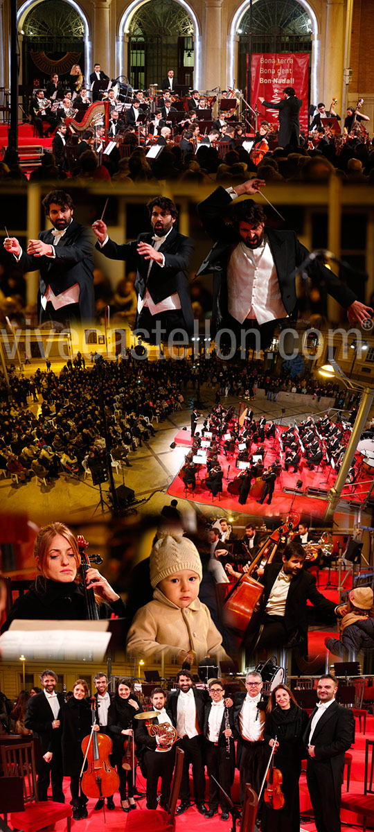 Multitudinario concierto de navidad de la Orquesta Lírica de Castelló