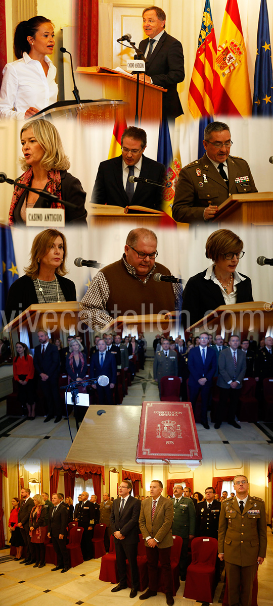 Celebración del Día de la Constitución en Castellón