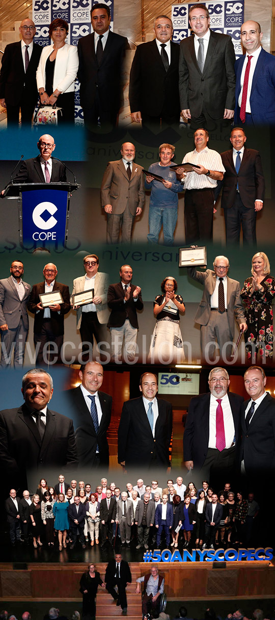 Acto central del 50 aniversario de COPE Castellón Acto central del 50 aniversario de COPE Castellón