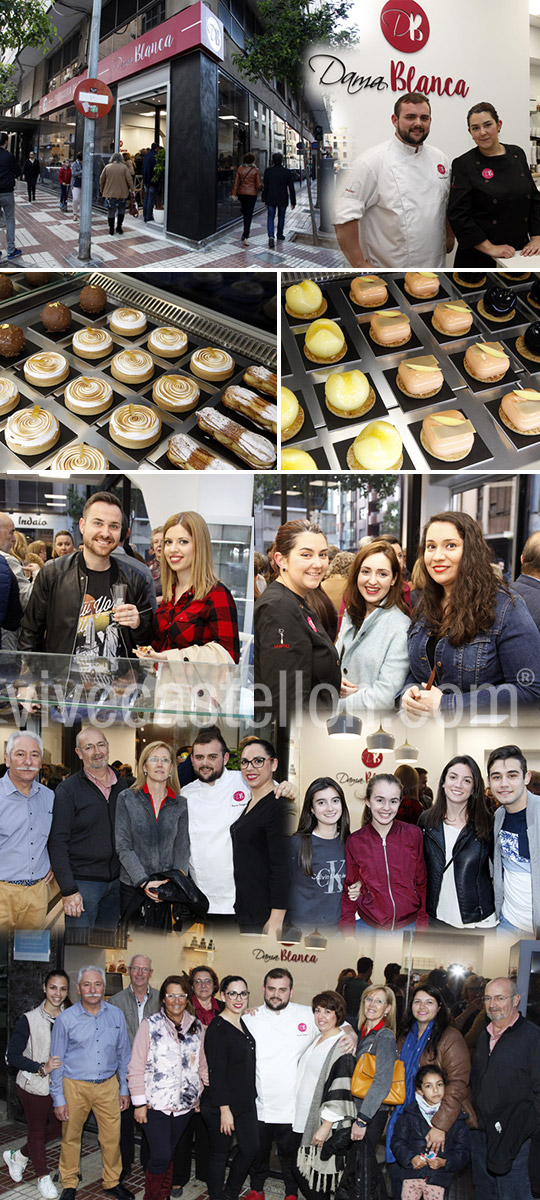 Inauguración de la pastelería Dama Blanca en Castellón