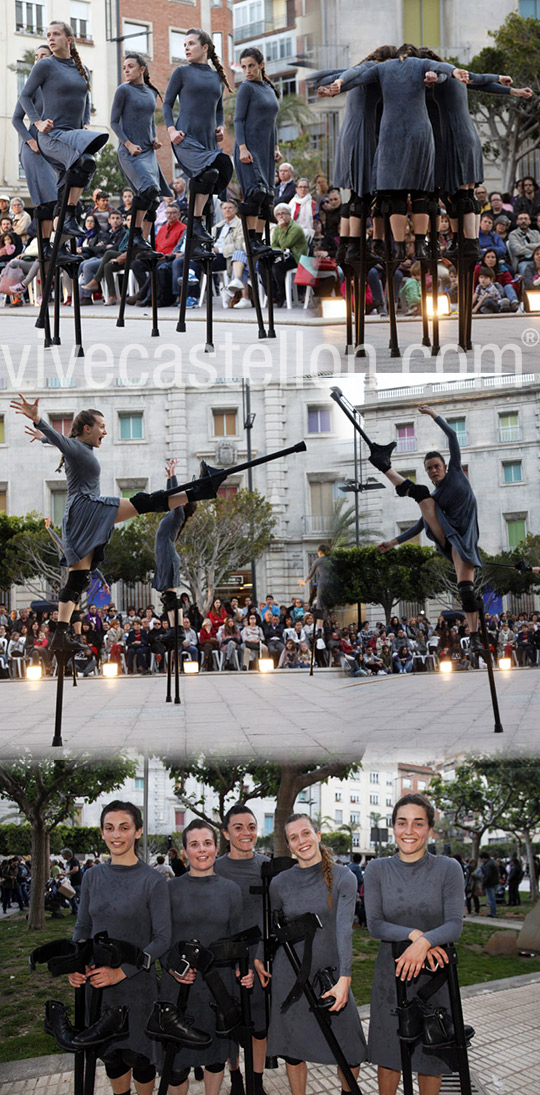 Mulïer, espectáculo de danza sobre zancos