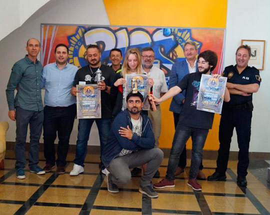 Entrega de los premios del concurso de grafitis de la Policía Local de Castellón