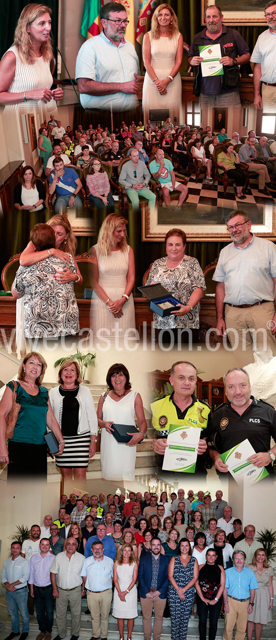 Homenaje a empleados públicos del Ayuntamiento de Castellón 