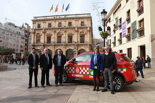 Nuevo vehículo autoescalera para los bomberos de Castellón