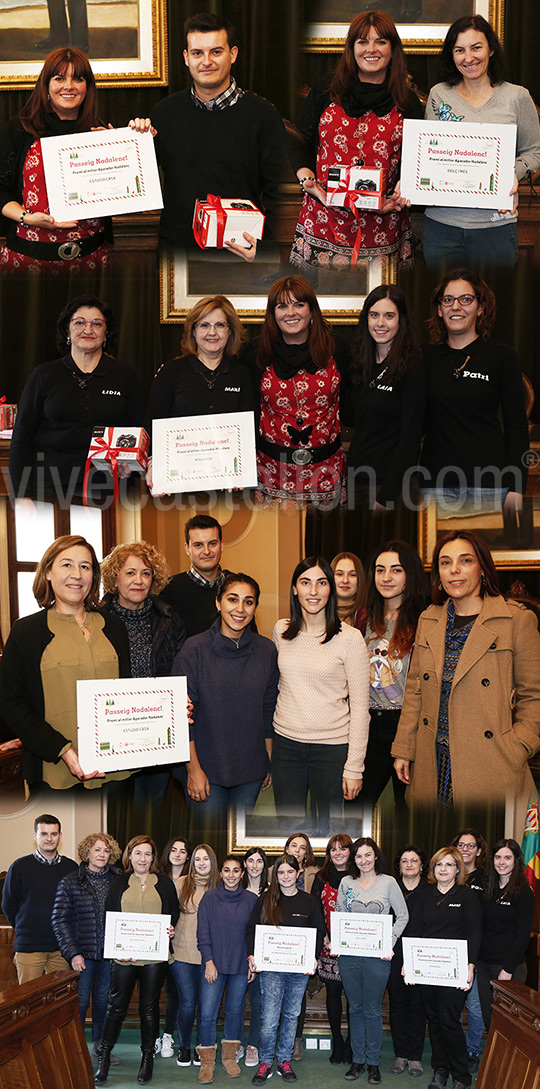 Entrega de premios del concurso de escaparates navideños en Castellón