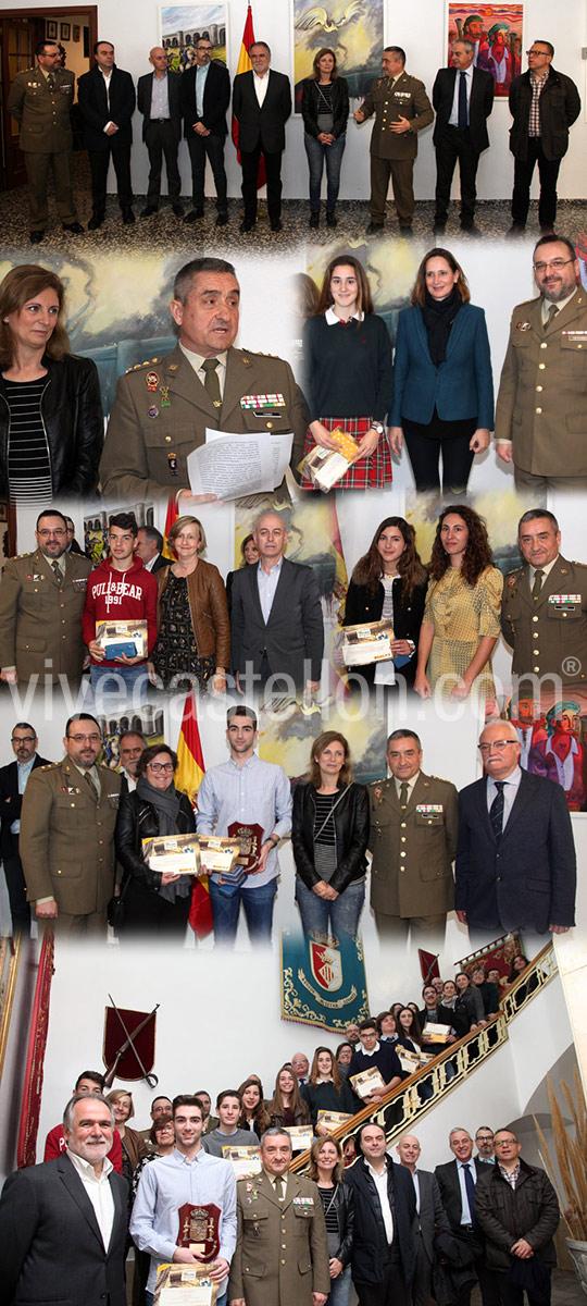 Entrega de premios del concurso escolar ´Carta a un militar español´