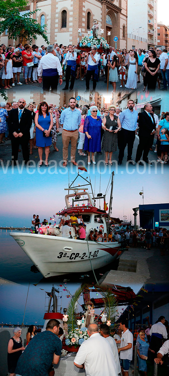Procesión en honor a la Virgen del Carmen en el Grao de Castellón Procesión en honor a la Virgen del Carmen en el Grao de Castellón