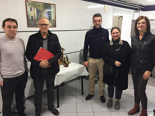Roberto Bautista visita las instalaciones de Cáritas Diocesana 