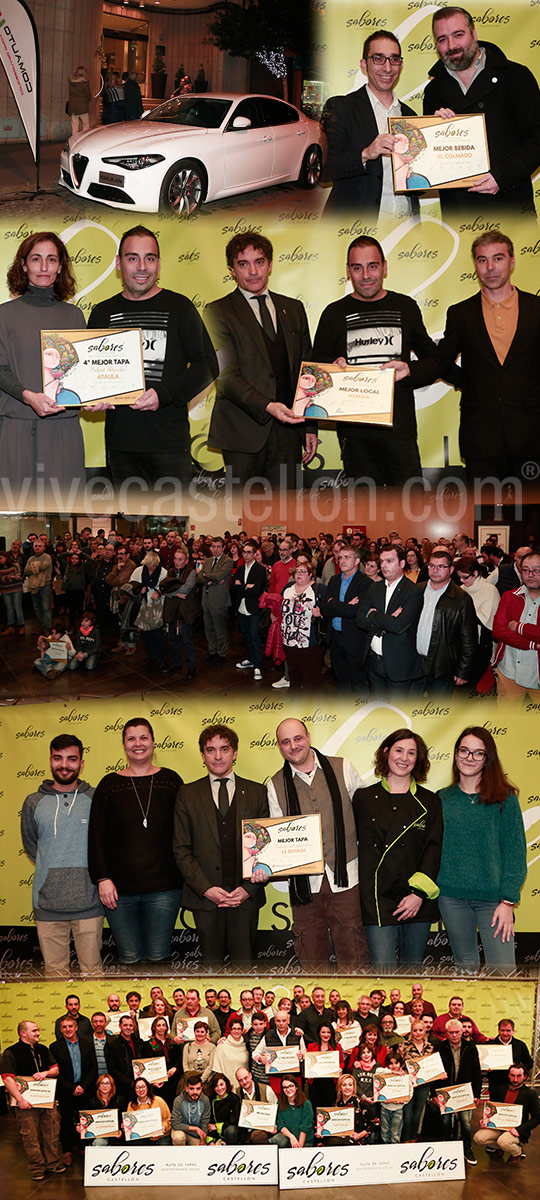 Premios de la ruta de tapas Sabores Castellón