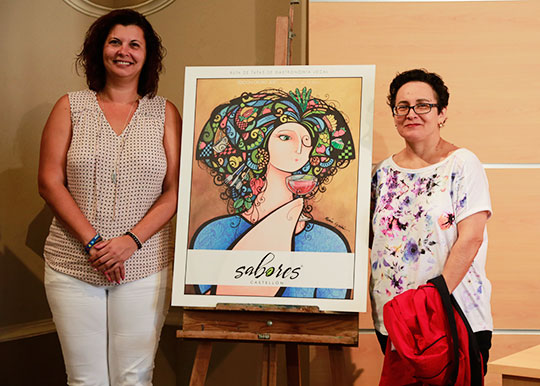 María Griñó crea la imagen de la ruta de tapas Sabores Castellón