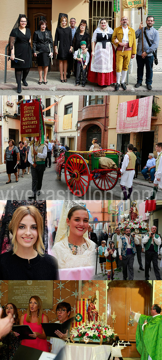 Festividad  de la calle Santa Bárbarba de Castellón