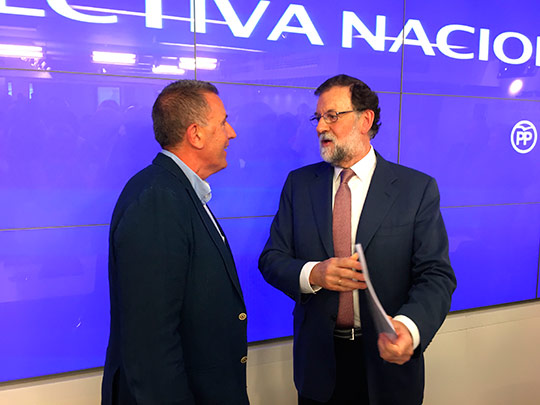 Vicent Sales asiste a la junta directiva del PP nacional 