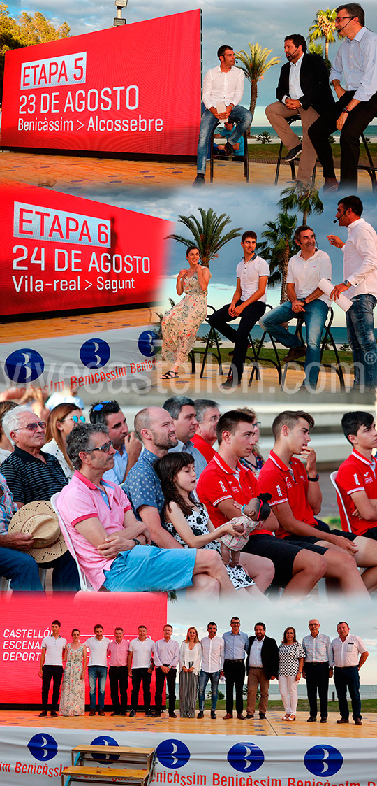 Presentación de las dos etapas de la provincia de Castellón de La Vuelta a España