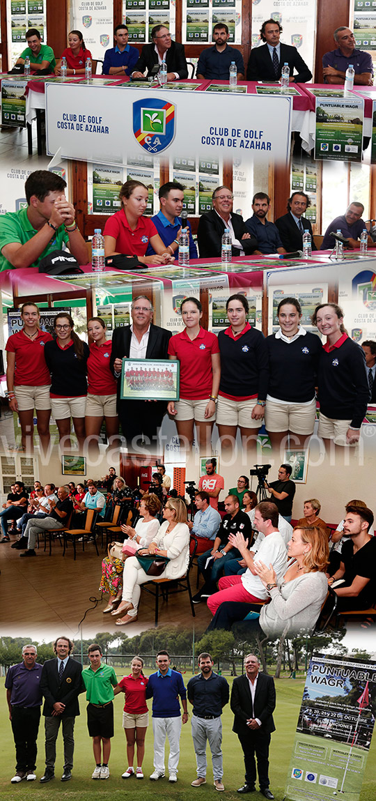 Presentación del III Campeonato Club de Golf Costa de Azahar puntuable WAGR Presentación del III Campeonato Club de Golf Costa de Azahar puntuable WAGR
