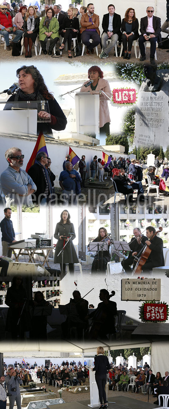 Acto de recuerdo a las víctimas del franquismo en Castellón