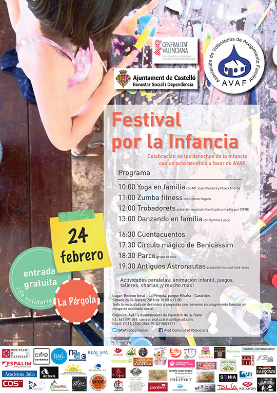 Evento solidario para la defensa de los derechos de la infancia Evento solidario para la defensa de los derechos de la infancia