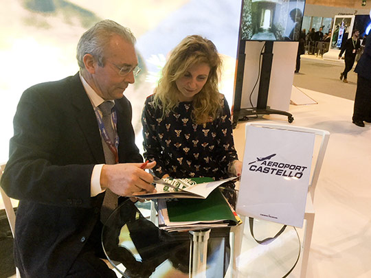 Promoción de Castellón en Fitur en los actuales destinos que operan en el aeropuerto