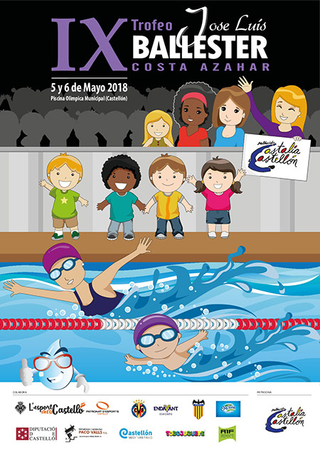 La Piscina Olímpica de Castellón acoge una competición con cerca de 500 nadadores