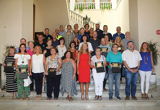 El Ayuntamiento de Castellón premia al funcionariado local con 25 y 40 años de experiencia