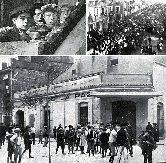 Homenaje a las víctimas del cine La Paz de Castellón en el centenario de la tragedia Homenaje a las víctimas del cine La Paz de Castellón en el centenario de la tragedia